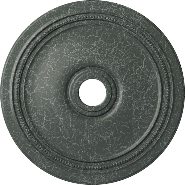 Ekena Millwork Diane Ceiling Medallion (Canopies up to 6 1/4"), 24"OD x 3 5/8"ID x 1 1/4"P, Athenian Green Crackle CM24DIAGC - main
